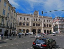 Главная площадь Португалии — площадь Россио в Лиссабоне