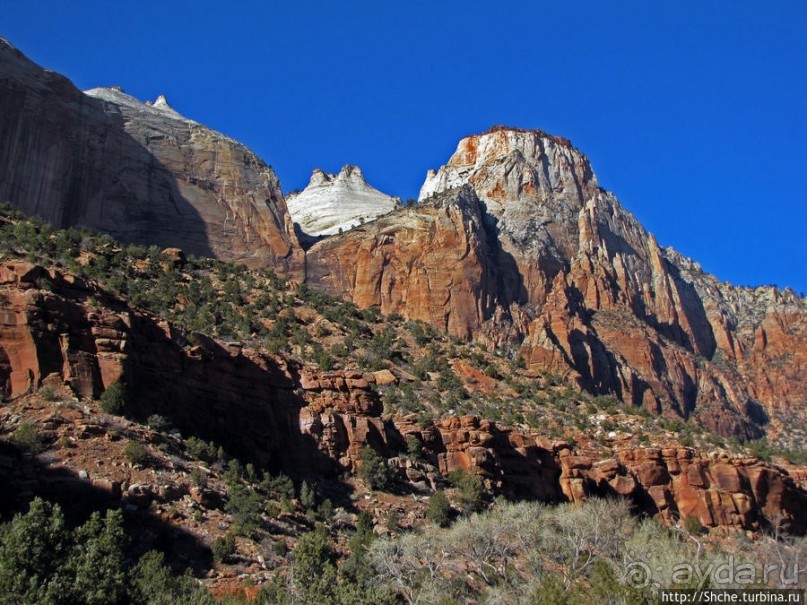 Зион. "Сквозной" маршрут по Zion-Mount Carmel Highway