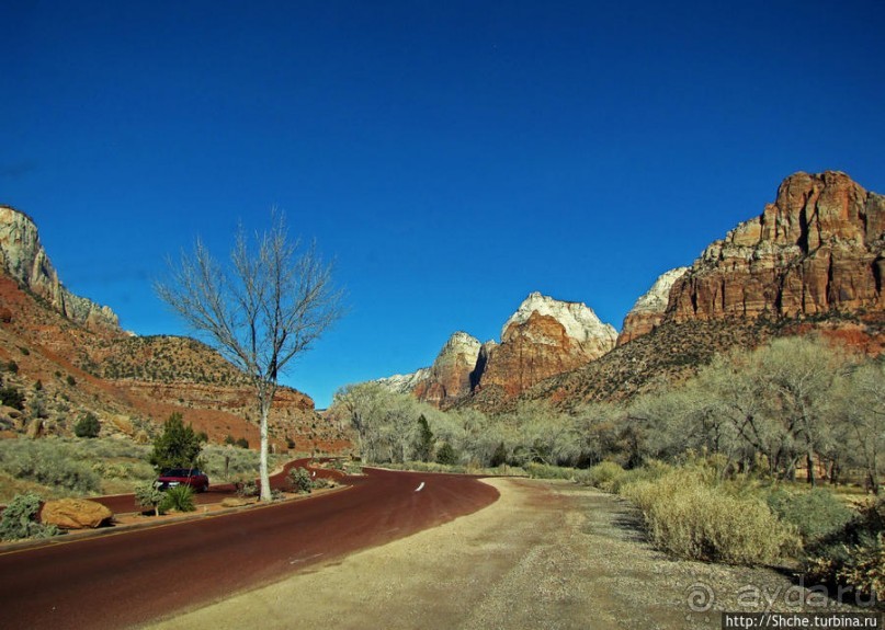 Зион. "Сквозной" маршрут по Zion-Mount Carmel Highway