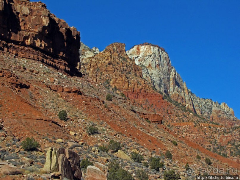 Зион. "Сквозной" маршрут по Zion-Mount Carmel Highway