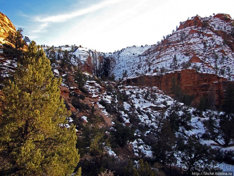 Зион. "Сквозной" маршрут по Zion-Mount Carmel Highway