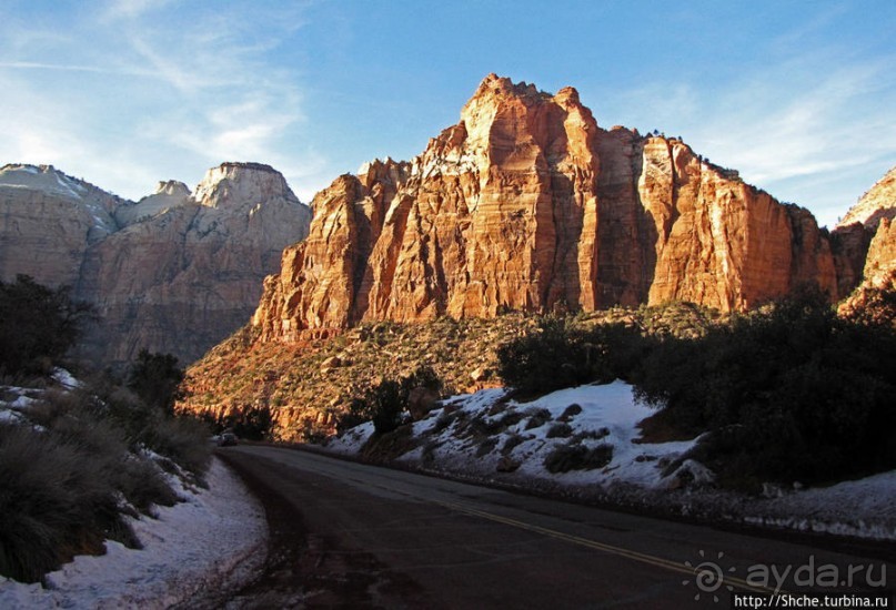 Зион. "Сквозной" маршрут по Zion-Mount Carmel Highway