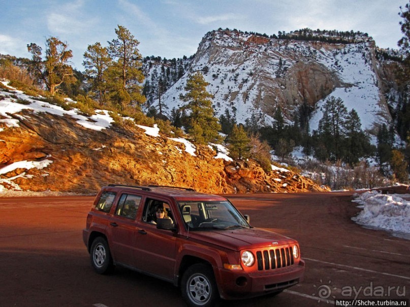 Зион. "Сквозной" маршрут по Zion-Mount Carmel Highway