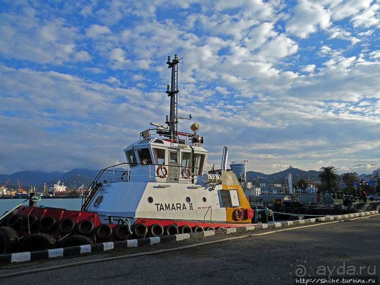 Предзимнее настроение Батумского порта