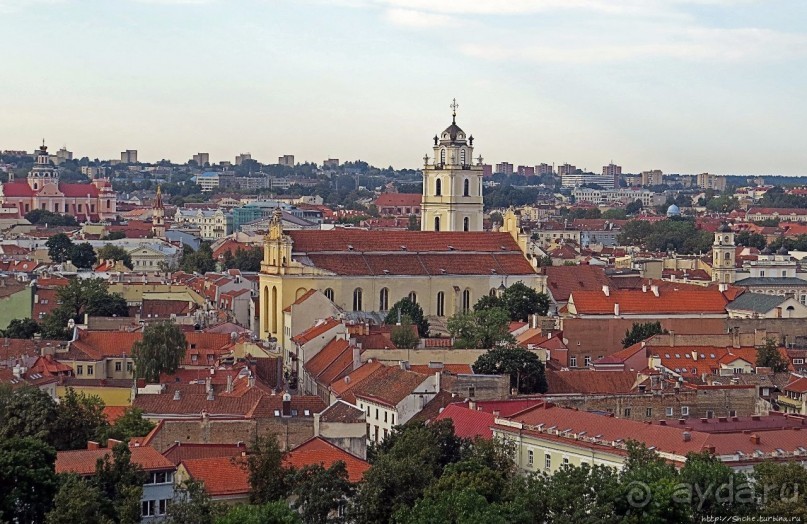Лучшие панорамы Вильнюса с Замковой горы