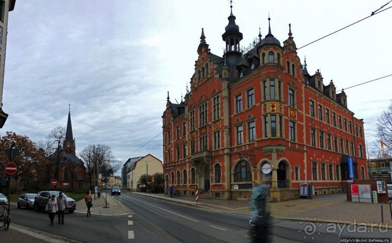 Неоренесансная ратуша Пишена, сейчас уже района Дрездена