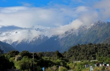 Ледник Франца-Иосифа, облет и высадка на вертолете