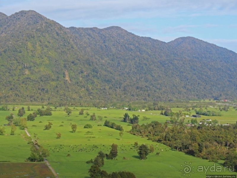 Ледник Франца-Иосифа, облет и высадка на вертолете