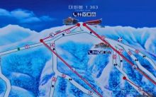 КНДР. На подъемнике на Taehwa Peak