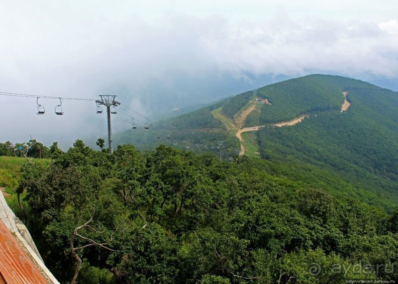 КНДР. На подъемнике на Taehwa Peak