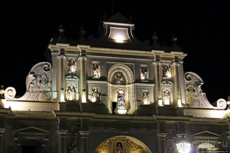 Ночные города. Антигуа Гватемальский — короткое знакомство