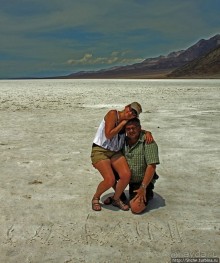 Долина Смерти. Badwater basin — пешком на глубине 86 метров