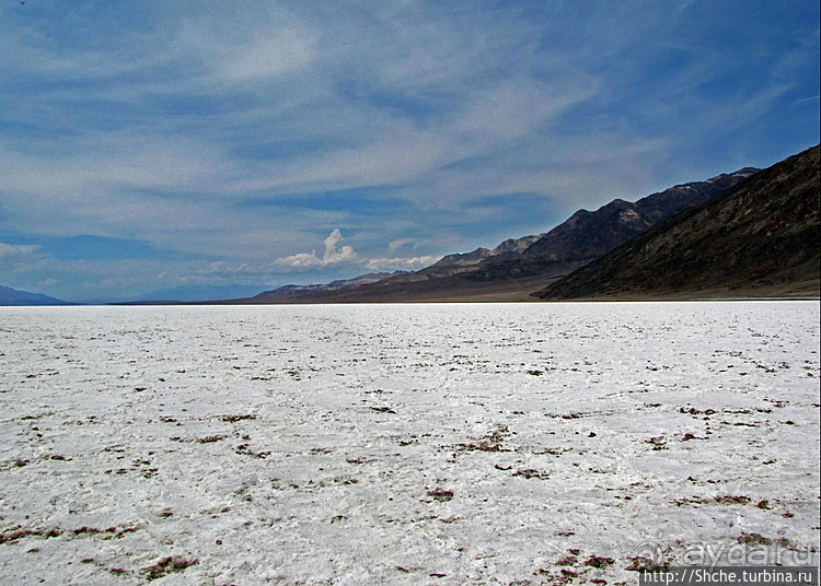 Долина Смерти. Badwater basin — пешком на глубине 86 метров