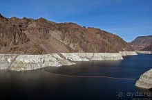 Плотина Гувера и искусственное озеро Мид