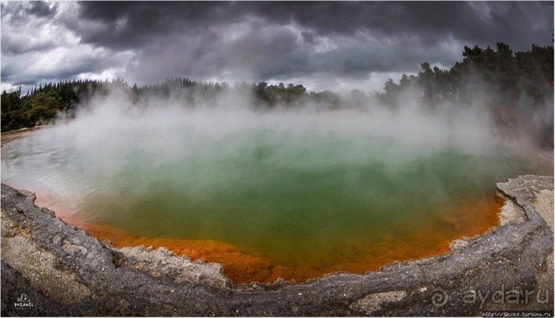 Бассейн с шампанским — теплое игристое с красными краями