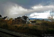 Суровая красота побережья фьерда Strindfjorden