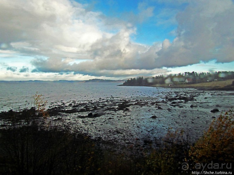 Суровая красота побережья фьерда Strindfjorden