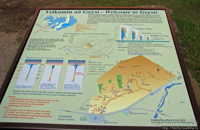 Золотое кольцо Исландии - Долина Гейзеров