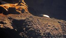 Альбом отзыва "Сноклинг вокруг Pinnacle Rock (ноготь Бартоломе): акула и др"