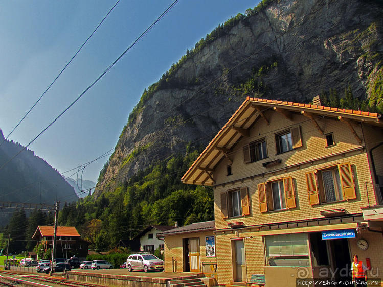 Зеленые Бернские Альпы. На поезде летом