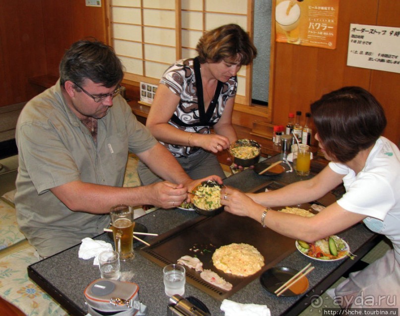 "A taste of NIPPON". Вкус 4 — окономияки (Okonomi-yaki)