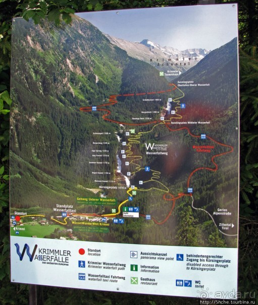 Krimmler Wasserfälle- самый высокий водопад Европы