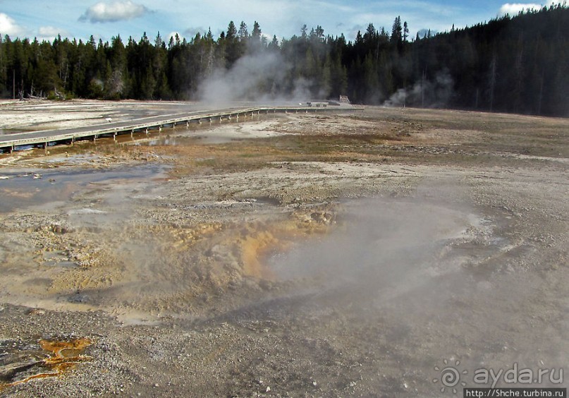 Быстрое знакомство с Холмом гейзеров (Geyser hill)