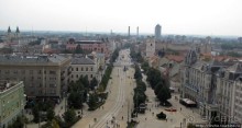 Дебрецен с высоты колокольни