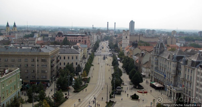 Дебрецен с высоты колокольни