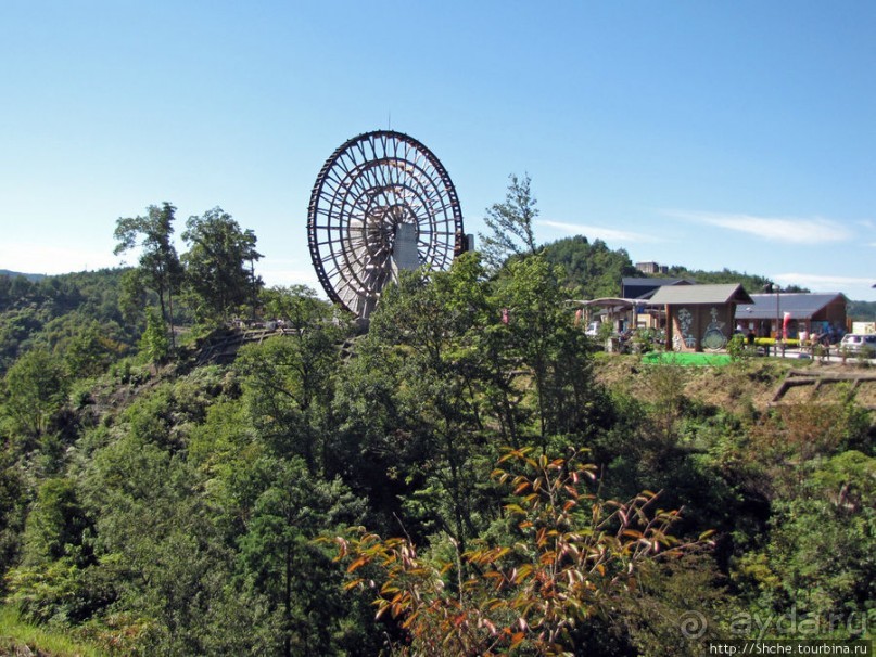 Michi no eki - "станция на дороге" недалеко от дамбы Оригава