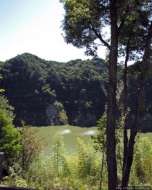 Michi no eki - "станция на дороге" недалеко от дамбы Оригава