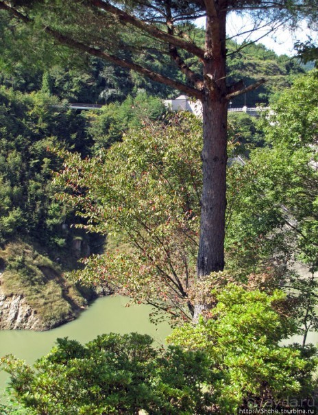 Michi no eki - "станция на дороге" недалеко от дамбы Оригава