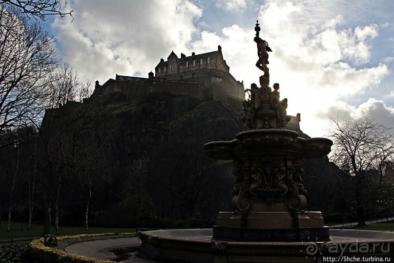 Ross Fountain — роскошный фонтан в роскошном Эдинбурге