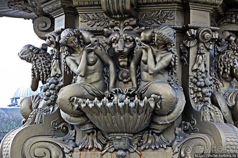 Ross Fountain — роскошный фонтан в роскошном Эдинбурге