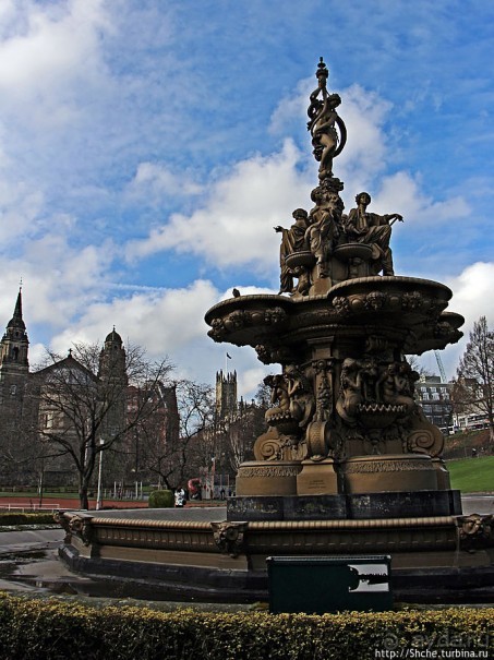 Ross Fountain — роскошный фонтан в роскошном Эдинбурге