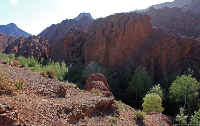 Живописное Марокко. Каньон "Пальцы обезьяны"