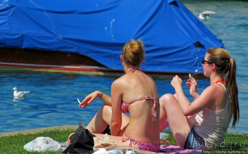 Жара на Цюрихском озере