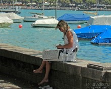 Жара на Цюрихском озере