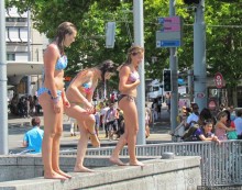 Жара на Цюрихском озере