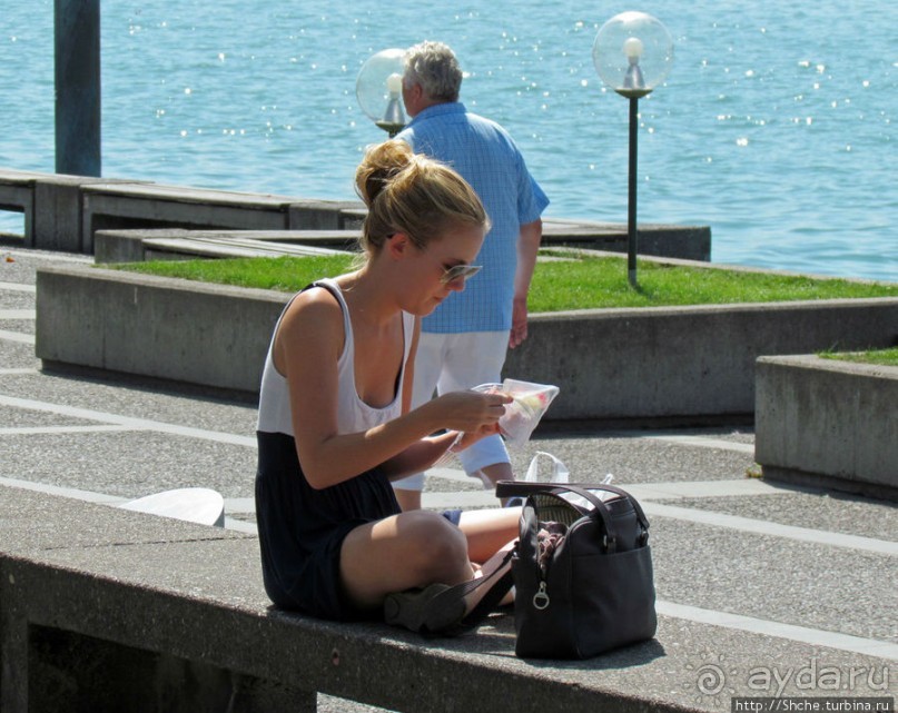 Жара на Цюрихском озере