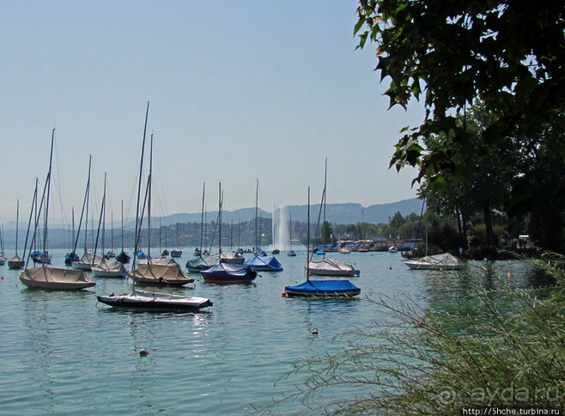 Жара на Цюрихском озере