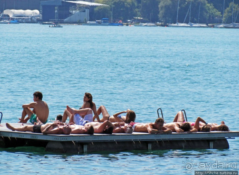 Жара на Цюрихском озере