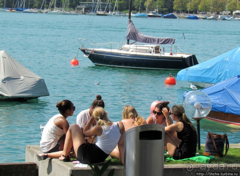 Жара на Цюрихском озере