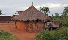 Деревня Rwamahungu. Так живет 70% населения Уганды