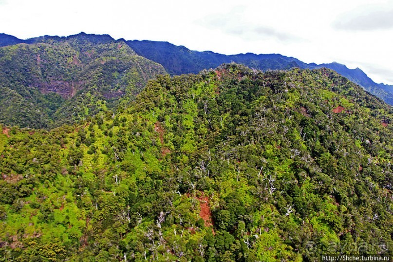 Над Кауаи на вертолете. Этап 1. Над "Парком Юрского периода"