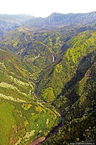 Над Кауаи на вертолете. Этап 1. Над "Парком Юрского периода"
