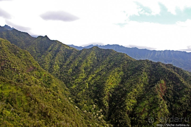 Над Кауаи на вертолете. Этап 1. Над "Парком Юрского периода"