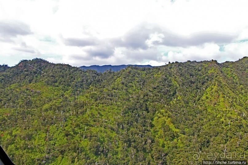 Над Кауаи на вертолете. Этап 1. Над "Парком Юрского периода"