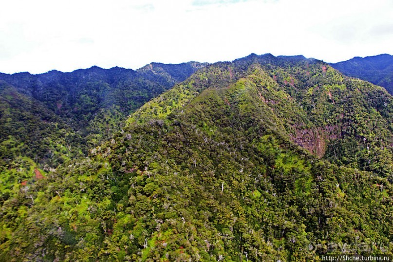 Над Кауаи на вертолете. Этап 1. Над "Парком Юрского периода"