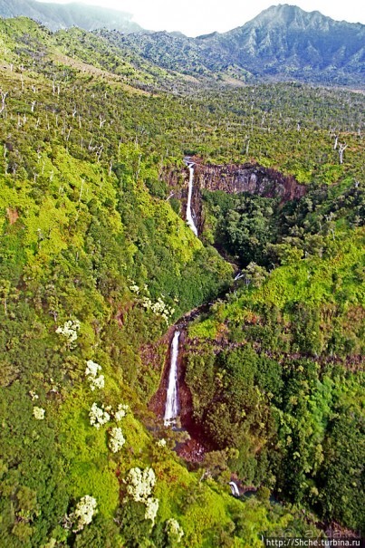 Над Кауаи на вертолете. Этап 1. Над "Парком Юрского периода"